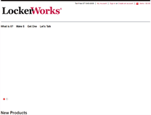 Tablet Screenshot of lockerworks.com